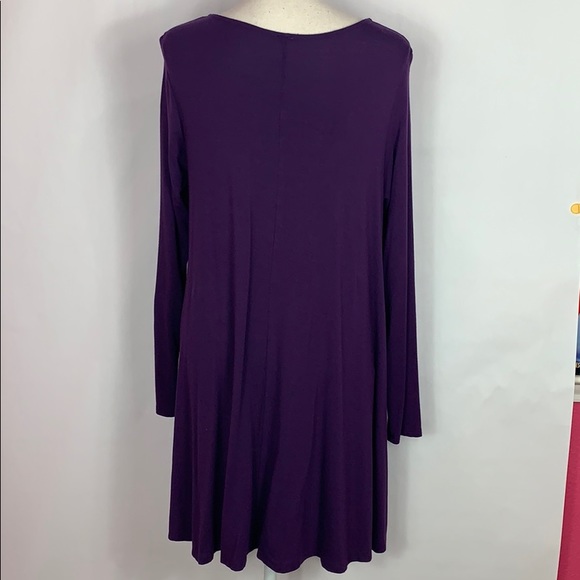 Mittoshop long sleeve dress with front pockets - Picture 6 of 7
